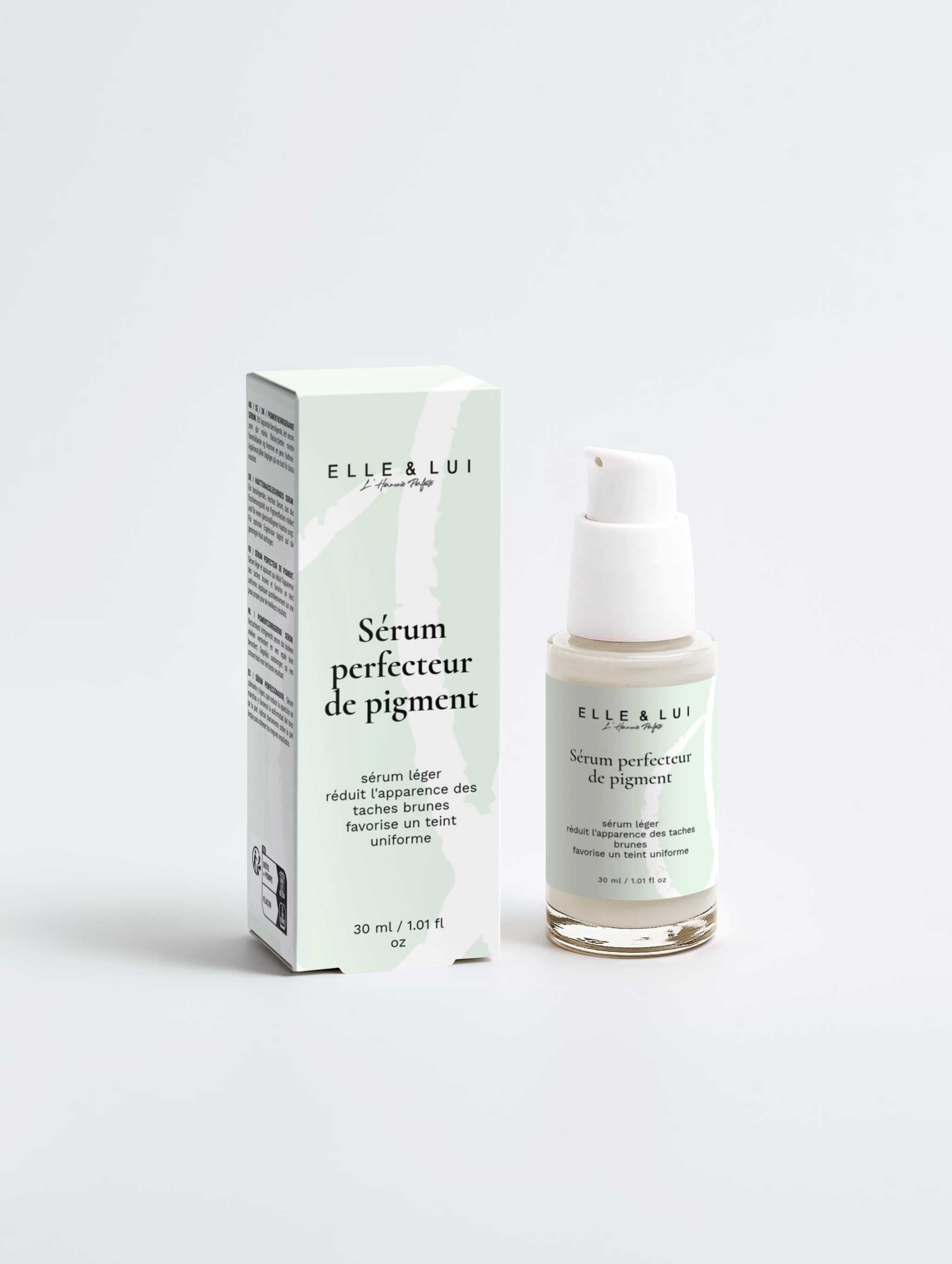 Duo de routine contre les taches brunes avec sérum perfecteur de pigment pour un teint uniforme et lumineux